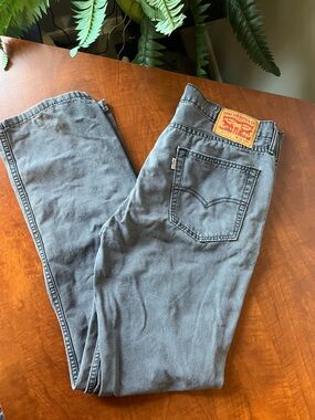 Levi's 514 Men's Gray Jeans Classic Straight Fit 33x32